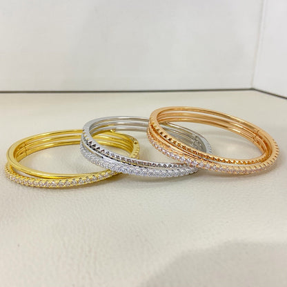 [Rose Tomorrow]ETINCELLE HALF-PAVED DIAMOND BRACELET