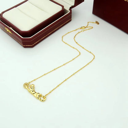 [Rose Tomorrow]PANTHERE FULL DIAMOND NECKLACE