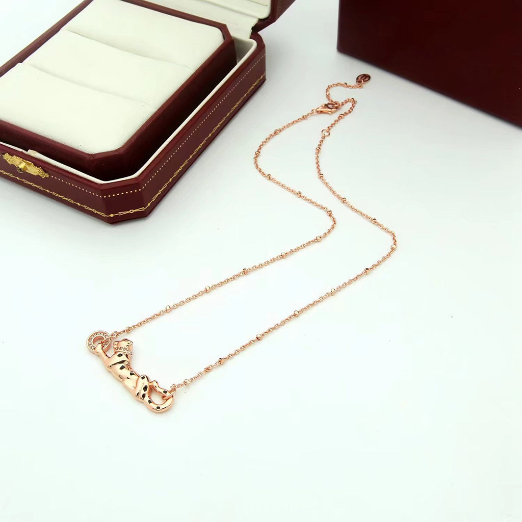 [Rose Tomorrow]PANTHERE FULL DIAMOND NECKLACE