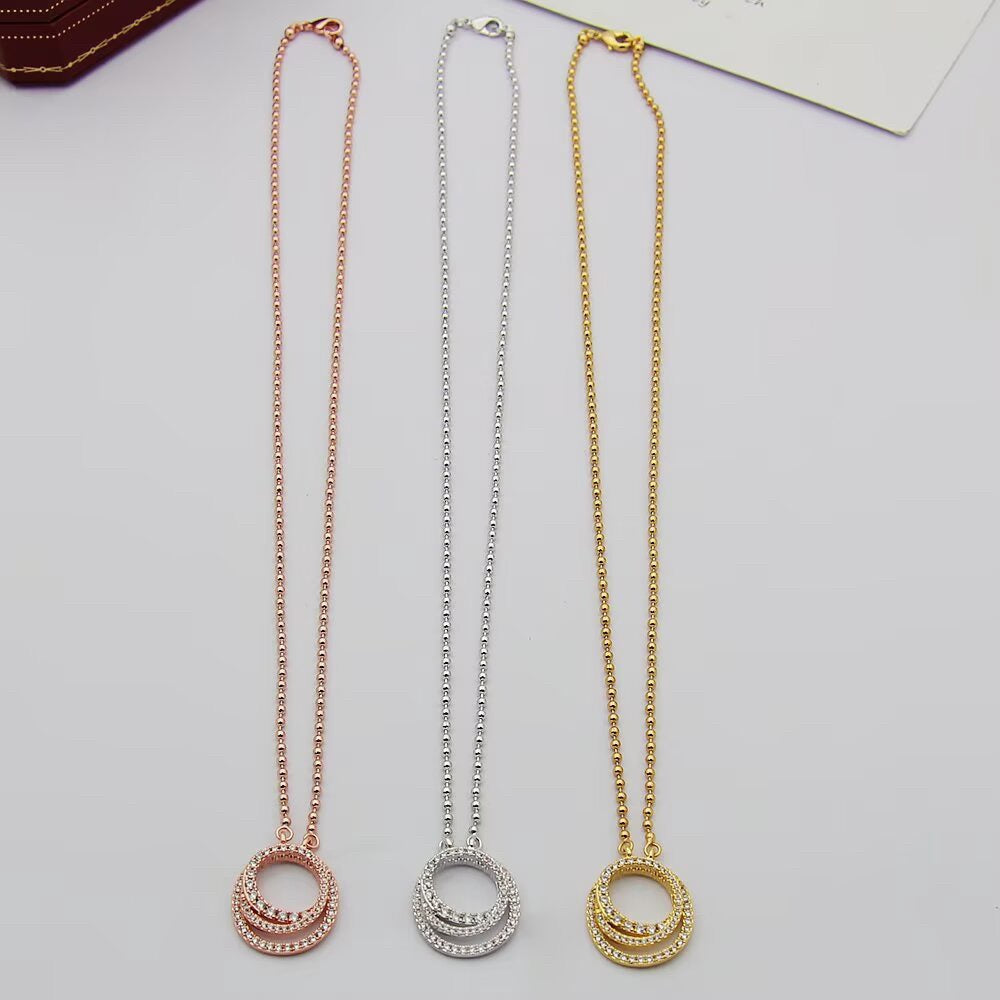 [Rose Tomorrow]ETINCELLE  FULL DIAMOND NECKLACE