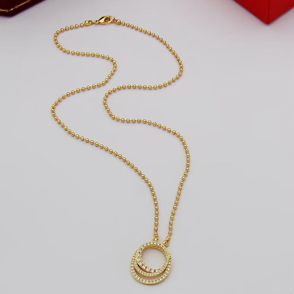 [Rose Tomorrow]ETINCELLE  FULL DIAMOND NECKLACE