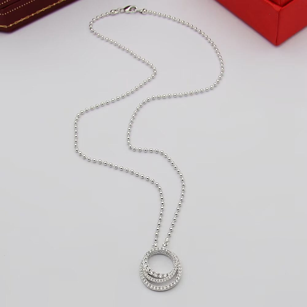 [Rose Tomorrow]ETINCELLE  FULL DIAMOND NECKLACE