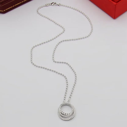 [Rose Tomorrow]ETINCELLE  FULL DIAMOND NECKLACE