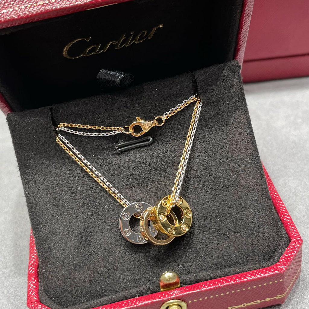 [Rose Tomorrow]LOVE 6 DIAMOND PENDANT NECKLACE
