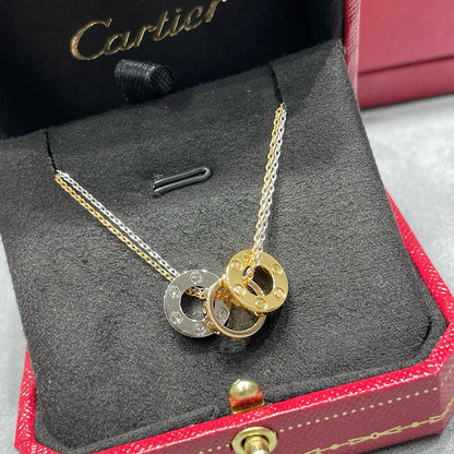 [Rose Tomorrow]LOVE 6 DIAMOND PENDANT NECKLACE