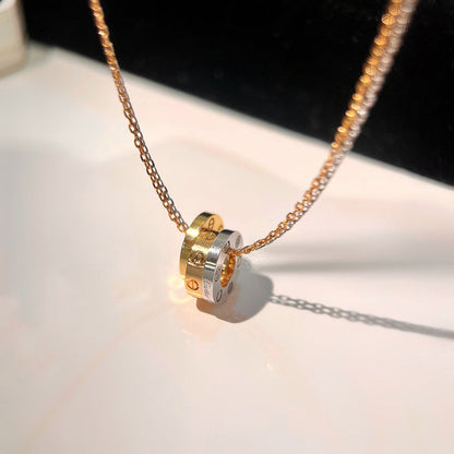 [Rose Tomorrow]LOVE 6 DIAMOND PENDANT NECKLACE