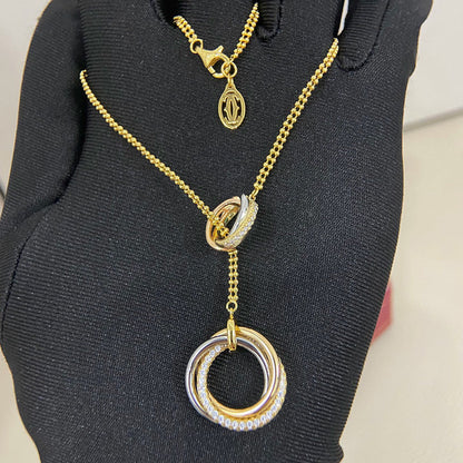 [Rose Tomorrow]TRINITY DIAMONDS NECKLACE
