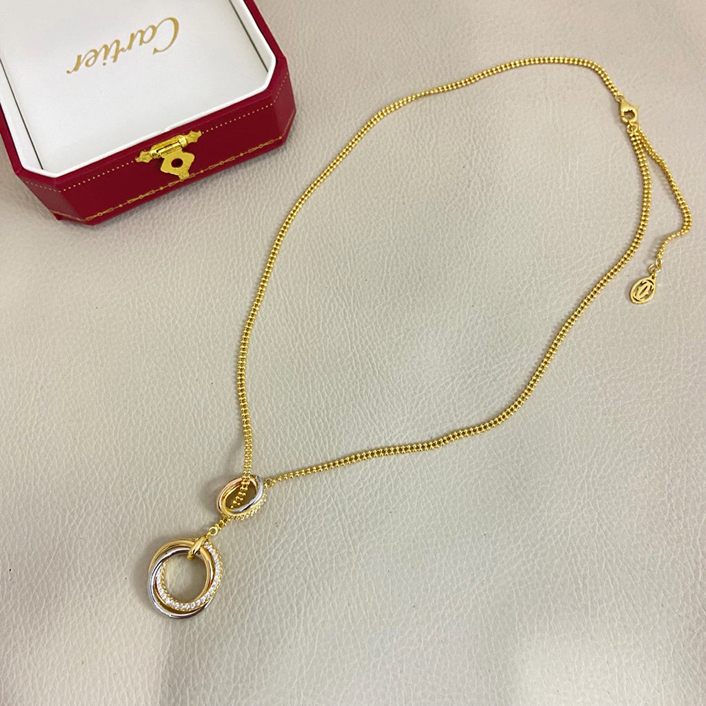 [Rose Tomorrow]TRINITY DIAMONDS NECKLACE
