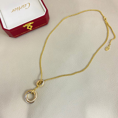 [Rose Tomorrow]TRINITY DIAMONDS NECKLACE
