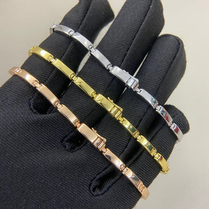 [Rose Tomorrow]PANTHERE HALF DIAMOND ON CHAIN BRACELET