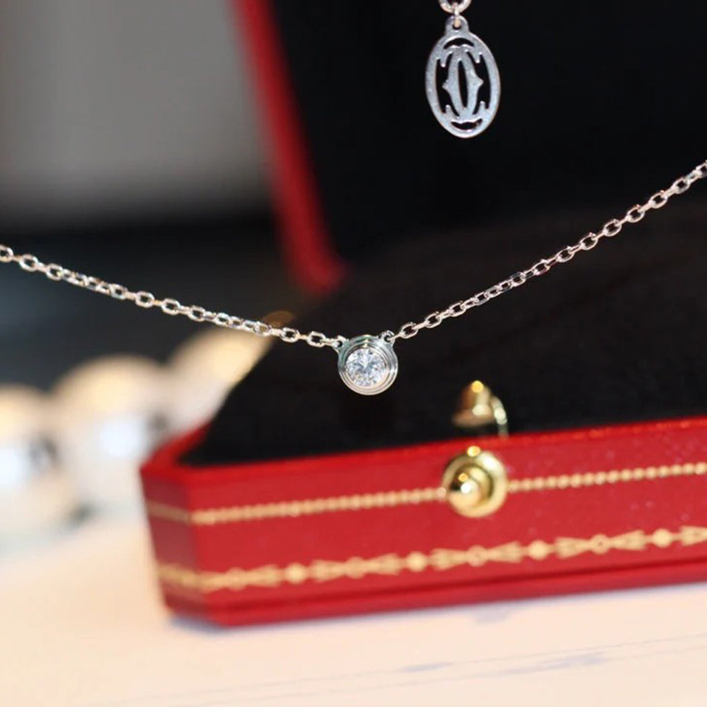 [Rose Tomorrow]DAMOUR DIAMOND NECKLACE