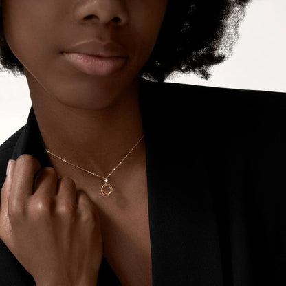 [Rose Tomorrow]TRINITY  NECKLACE 1 DIAMOND