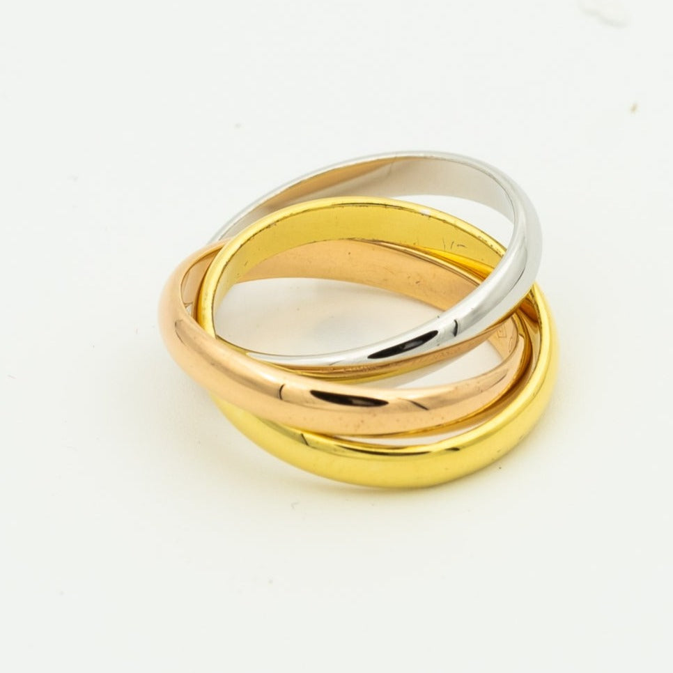 [Rose Tomorrow Jewelry]TRINITY RING GOLD PINK GOLD SILVER