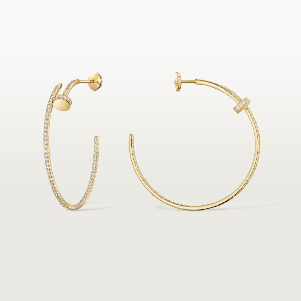 [Rose Tomorrow]JUSTE FULL DIAMOND LARGE EARRINGS