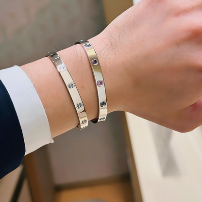 [Rose Tomorrow]2026 RAINBOW LOVE BRACELET 6.1MM  10 DIAMONDS