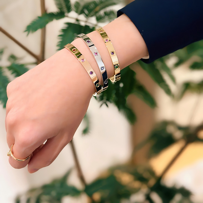 [Rose Tomorrow]2026 RAINBOW LOVE BRACELET 6.1MM  10 DIAMONDS