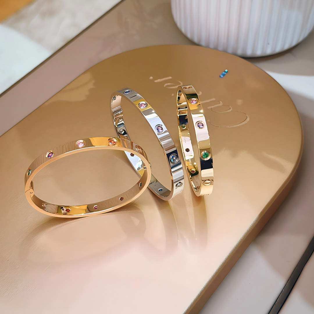 [Rose Tomorrow]2026 RAINBOW LOVE BRACELET 6.1MM  10 DIAMONDS