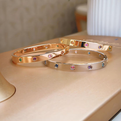 [Rose Tomorrow]2026 RAINBOW LOVE BRACELET 6.1MM  10 DIAMONDS