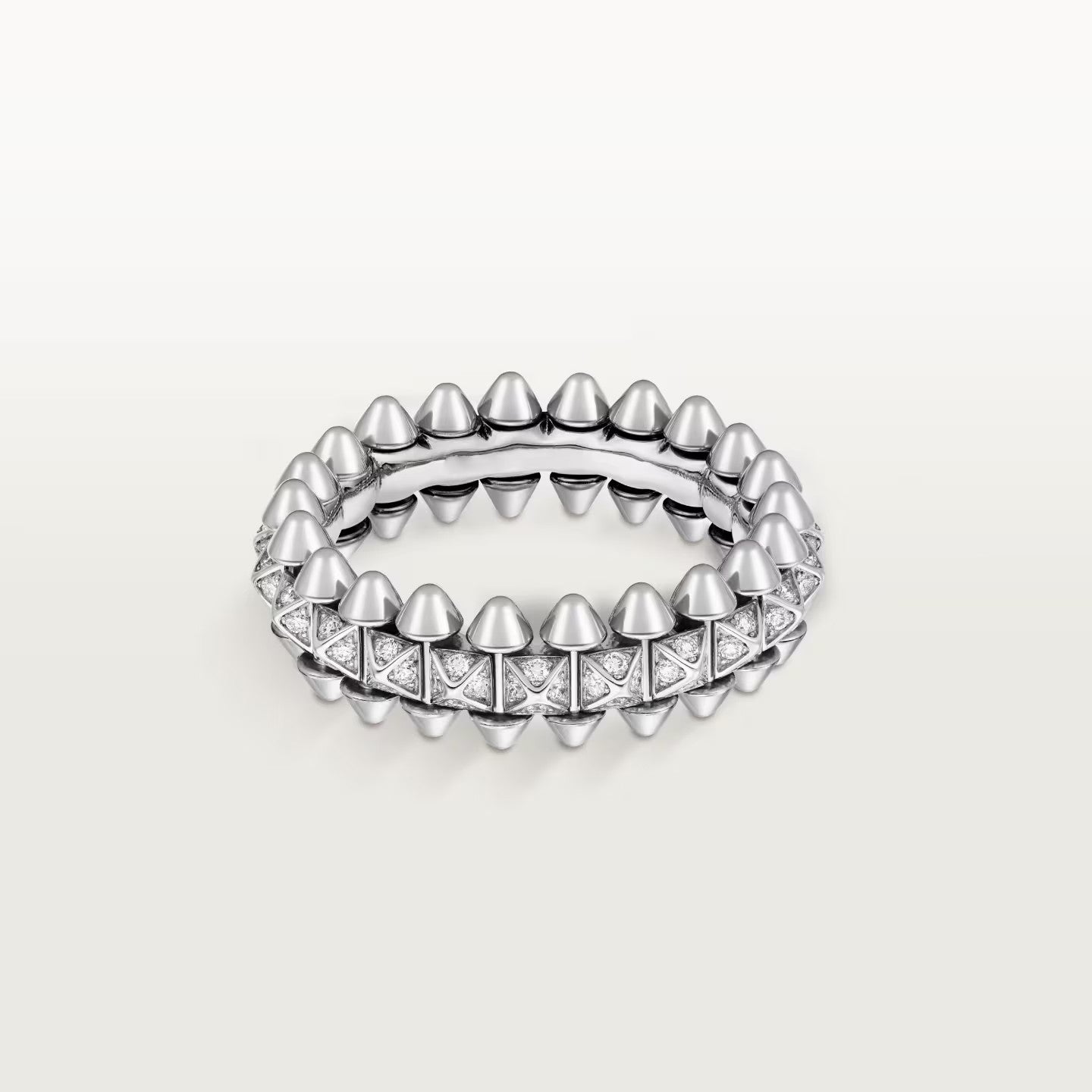 [Rose Tomorrow]CLASH 6.4MM SMALL FULL DIAMOND RING
