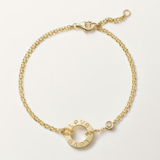 [Rose Tomorrow]LOVE BRACELET 2 DIAMOND