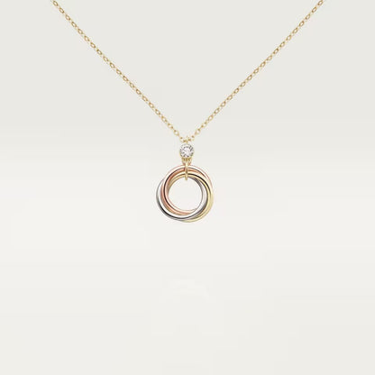 [Rose Tomorrow]TRINITY  NECKLACE 1 DIAMOND