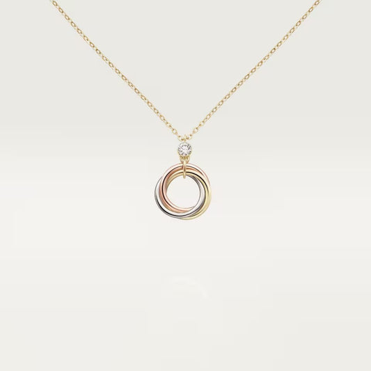 [Rose Tomorrow]TRINITY  NECKLACE 1 DIAMOND