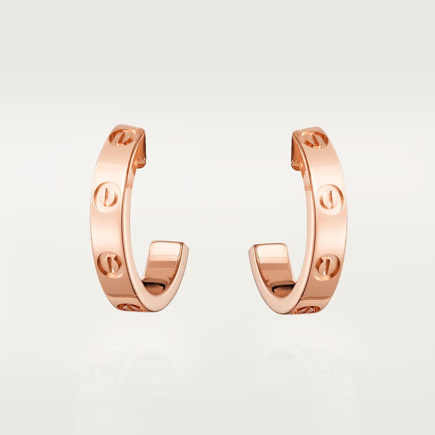 [Rose Tomorrow]LOVE EARRINGS 2.65 MM NO DIAMOND SMALL