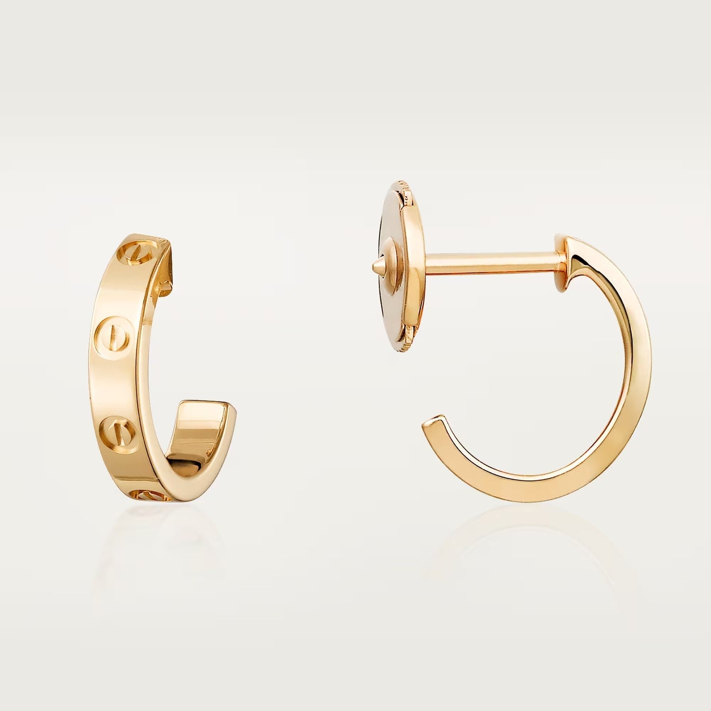 [Rose Tomorrow]LOVE EARRINGS 2.65 MM NO DIAMOND SMALL