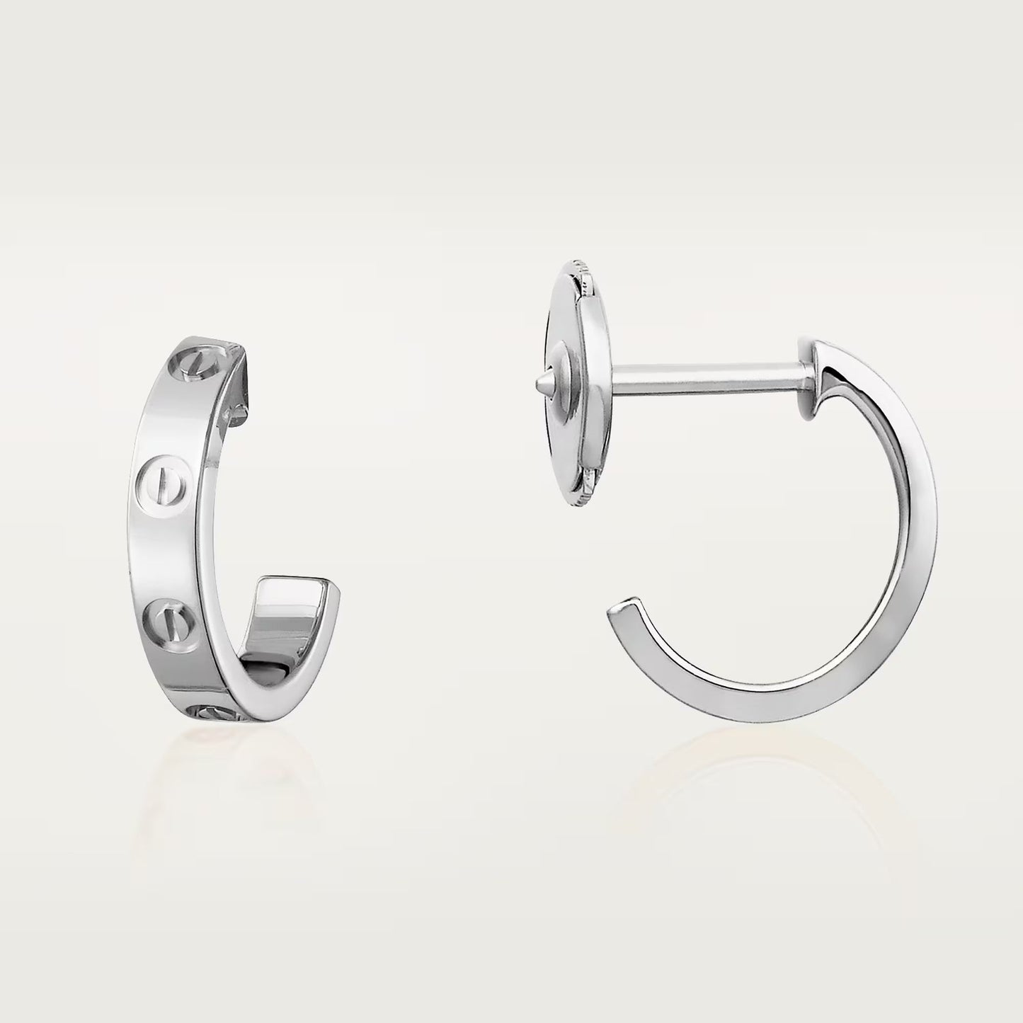 [Rose Tomorrow]LOVE EARRINGS 2.65 MM NO DIAMOND SMALL