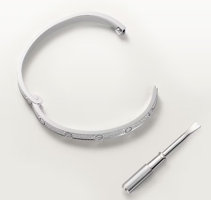 [Rose Tomorrow]NEW-LOVE-4.8MM-Width Diamond-Studded Bracelet