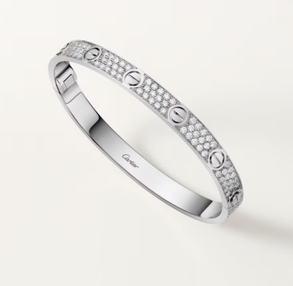 [Rose Tomorrow]NEW-LOVE-6.1MM-Width Diamond-Studded Bracelet