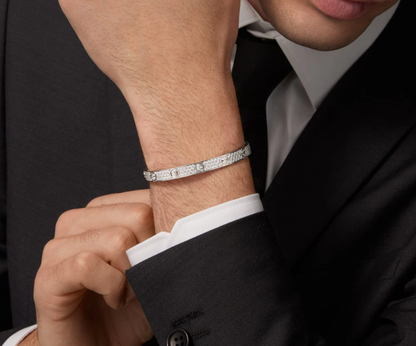 [Rose Tomorrow]NEW-LOVE-6.1MM-Width Diamond-Studded Bracelet