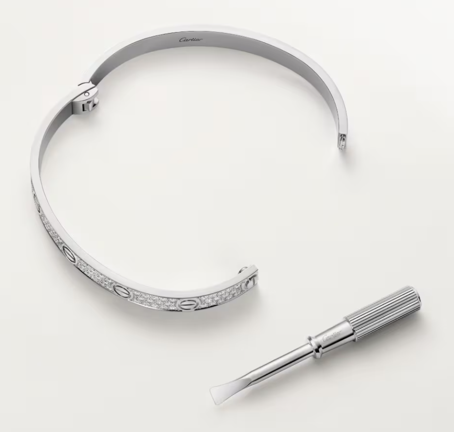 [Rose Tomorrow]NEW-LOVE-6.1MM-Width Diamond-Studded Bracelet