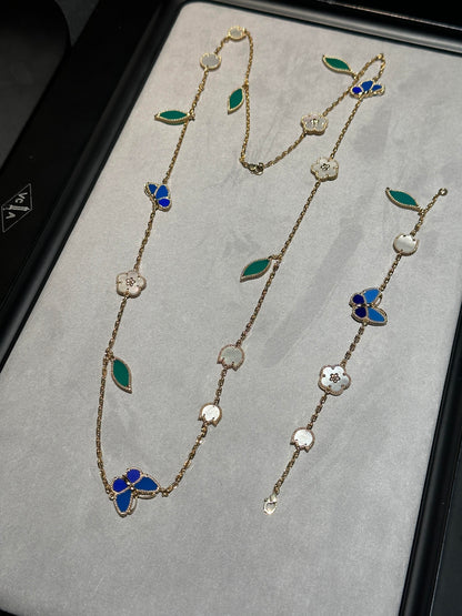 [Rose Tomorrow] 26 NEW CLOVER 15 MOTIFS LUCKY NECKLACE