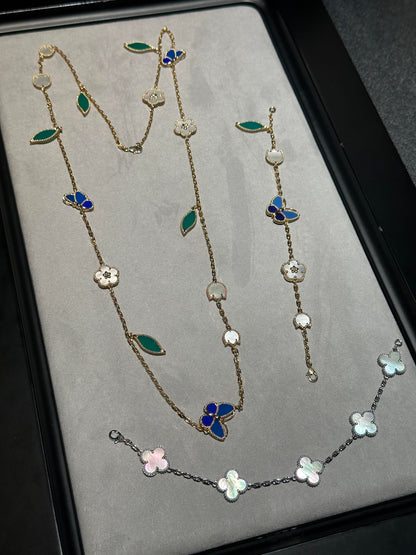[Rose Tomorrow] 26 NEW CLOVER 15 MOTIFS LUCKY NECKLACE