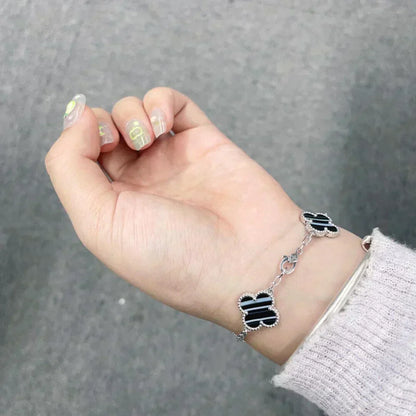 [Rose Tomorrow] CLOVER 5 MOTIF PULSAR STONE BRACELET COLLECTION