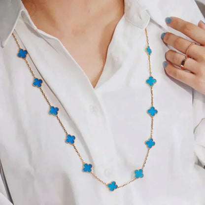 [Rose Tomorrow]CLOVER 20 MOTIFS TURQUOISE GOLD