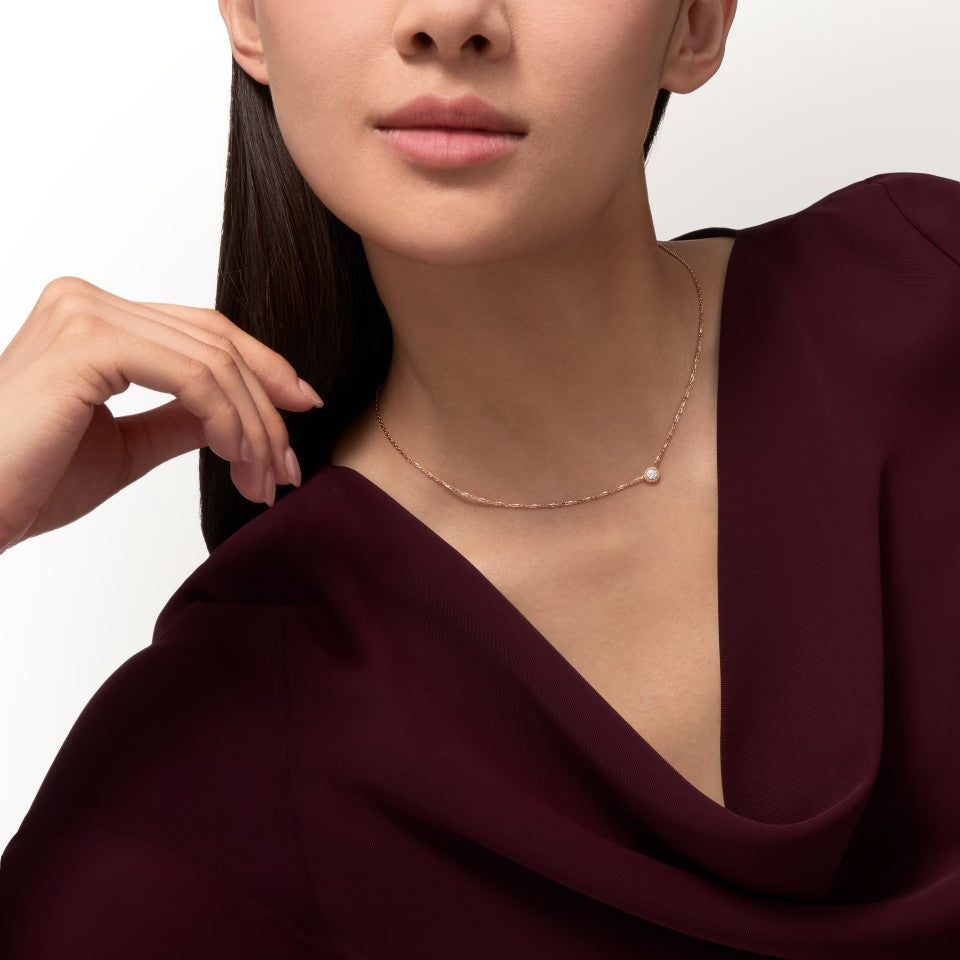 [Rose Tomorrow]DAMOUR DIAMOND NECKLACE