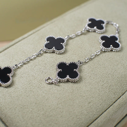 [Rose Tomorrow] CLOVER 5 MOTIF ONYXS BRACELET COLLECTION