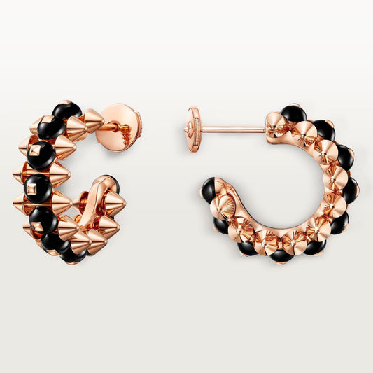 [Rose Tomorrow]CLASH 7.9MM AGATE CHALCEDONY EARRINGS