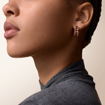[Rose Tomorrow]CLASH 7.9MM AGATE CHALCEDONY EARRINGS