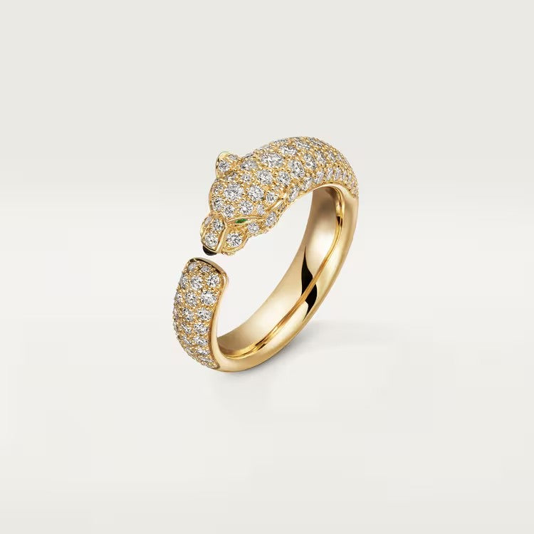 [Rose Tomorrow]PANTHERE FULL DIAMOND SMALL RING