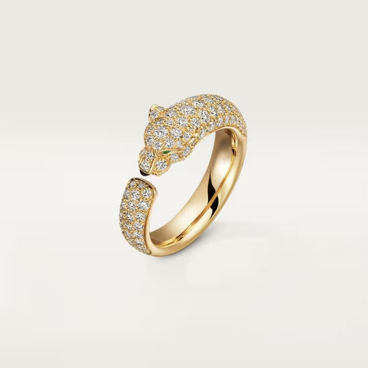 [Rose Tomorrow]PANTHERE FULL DIAMOND SMALL RING