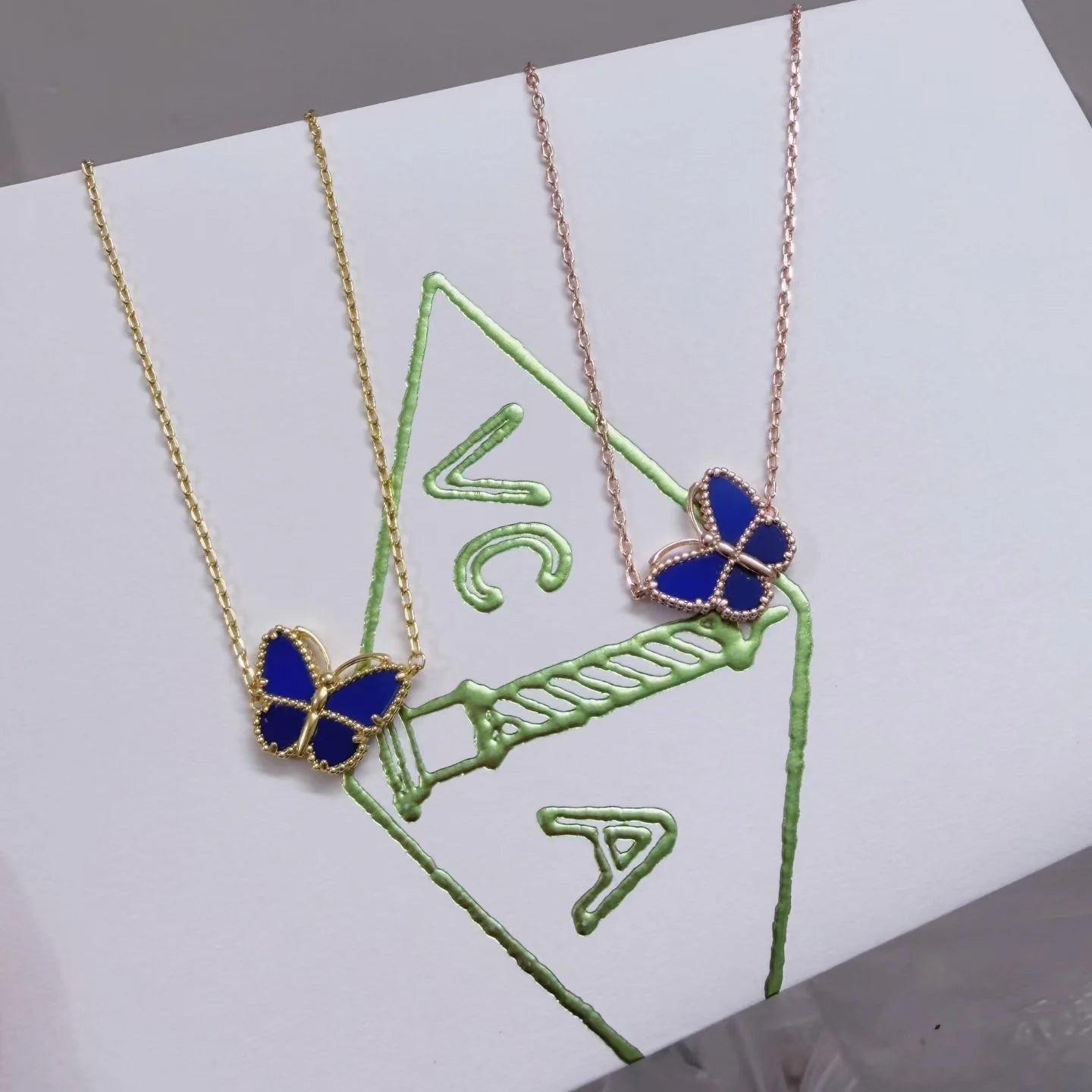 [Rose Tomorrow] 2026 NEW LUCKY BUTTERFLY 1 MOTIFS NECKLACE