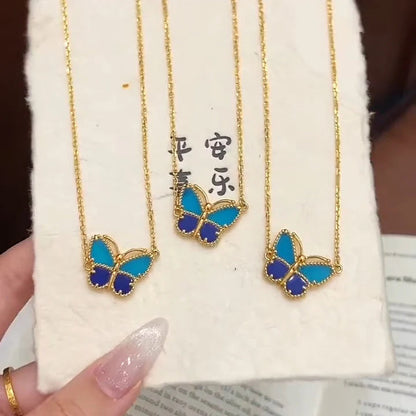 [Rose Tomorrow] 2026 NEW LUCKY BUTTERFLY 1 MOTIFS NECKLACE
