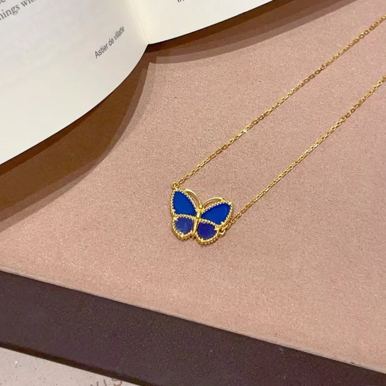 [Rose Tomorrow] 2026 NEW LUCKY BUTTERFLY 1 MOTIFS NECKLACE
