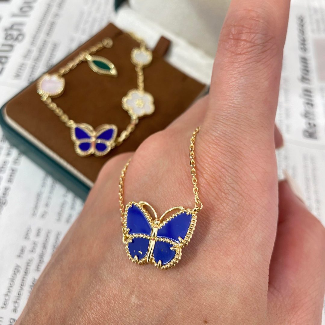 [Rose Tomorrow] 2026 NEW LUCKY BUTTERFLY 1 MOTIFS NECKLACE