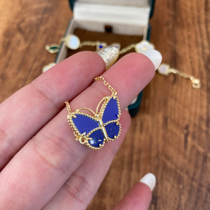 [Rose Tomorrow] 2026 NEW LUCKY BUTTERFLY 1 MOTIFS NECKLACE