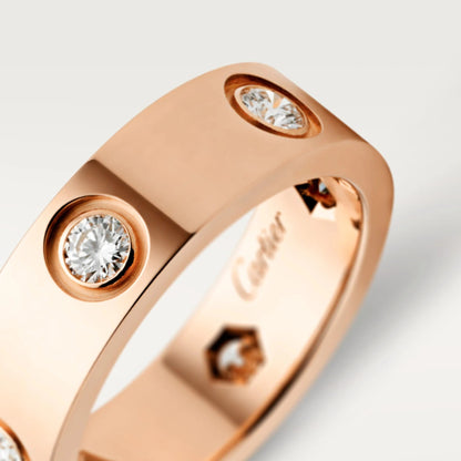 [Rose Tomorrow]LOVE 5.5MM 6 DIAMOND RING
