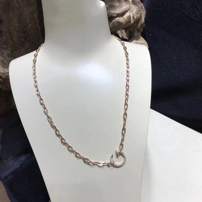 [Rose Tomorrow]JUSTE NECKLACE FULL DIAMONDS